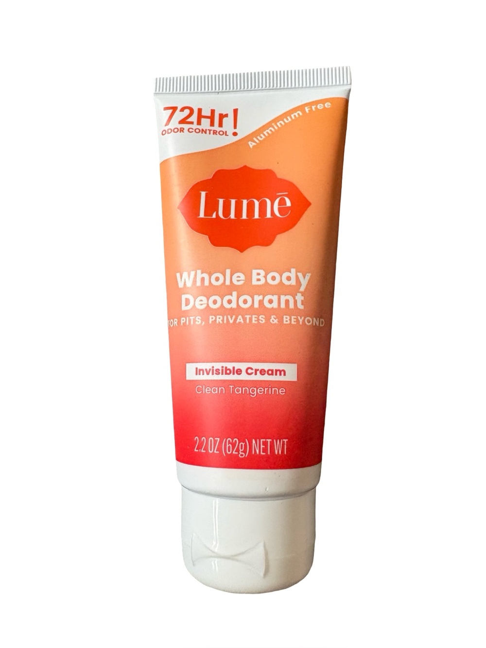 Lume cream whole body deodorant
